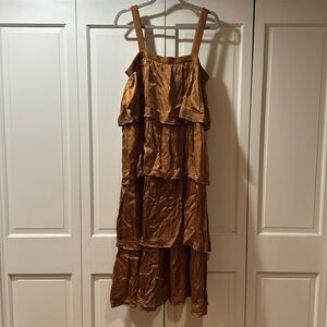 Copper Cleobella Tiered Midi Dress